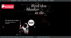 Desktop Screenshot of musikhauskaufmann.at